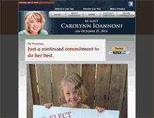 Tablet Screenshot of carolynnioannoni.com